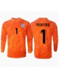 England Jordan Pickford #1 Keeper Hjemmedrakt EM 2024 Lange ermer